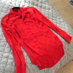 J Crew red blouse